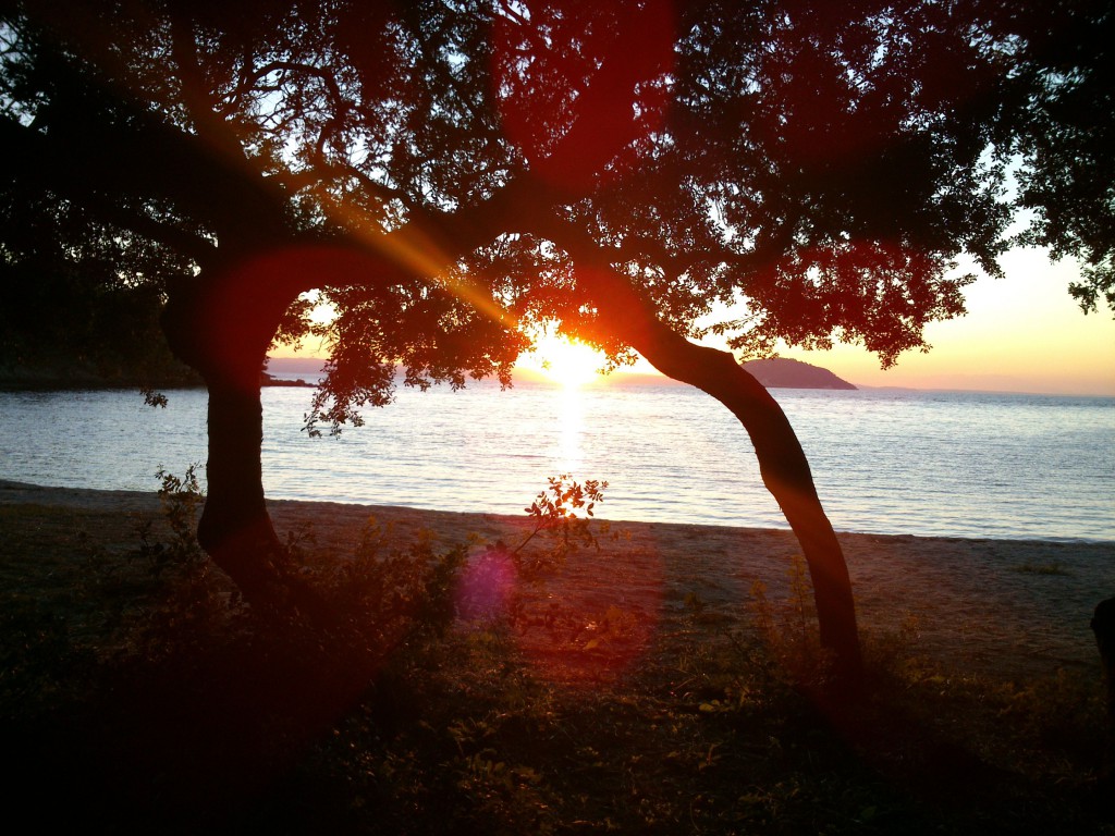 Sonnenuntergang Bucht