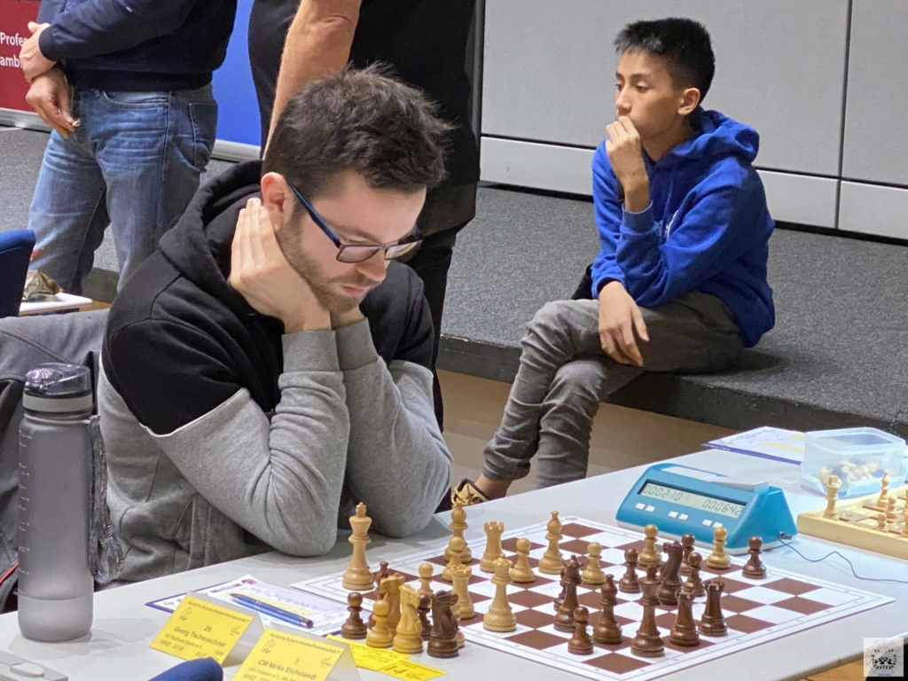 Georg spielt in Runde 3 gegen Mirko Eichstaedt (USV Potsdam)